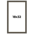 thumbnail image 1 of 18x32 Frame Black Bamboo Solid Wood Picture Frame Width 1.5 Inches | Interior Frame Depth 0.5, 1 of 8