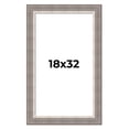 thumbnail image 1 of 18x32 Frame Grey Real Wood Picture Frame Width 2.75 Inches | Interior Frame Depth 0.5 Inches |, 1 of 8