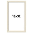 thumbnail image 1 of 18x32 Frame White Real Wood Picture Frame Width 1.75 inches | Interior Frame Depth 0.5 inches |, 1 of 8