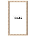 thumbnail image 1 of 18x34 Frame White Real Wood Picture Frame Width 1.5 inches | Interior Frame Depth 0.5 inches |, 1 of 8