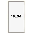 thumbnail image 1 of 18x34 Frame White Wheat Solid Wood Picture Frame | Moulding Width 0.75 Inches | Interior Depth 0.5, 1 of 8