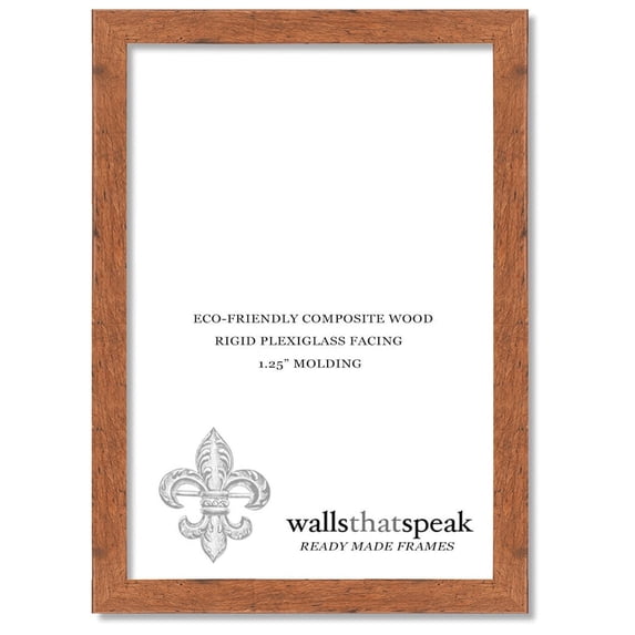 18x34 Light Walnut Rustic Pine Picture Frame for Puzzles Posters Photos or Artwork