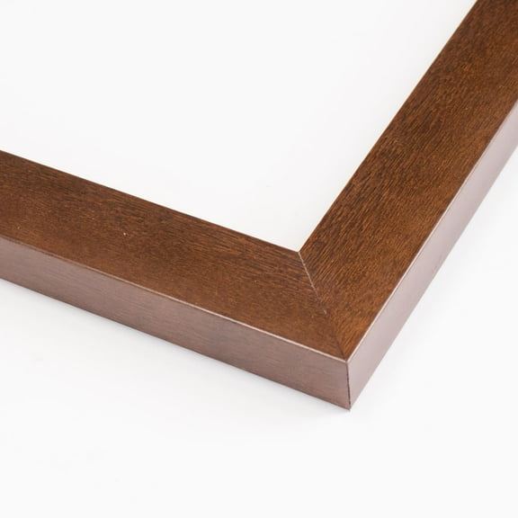 18x35 Brown Real Wood Picture Frame Width 1.25 inches | Interior Frame Depth 0.5 inches | Galvin