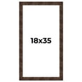 thumbnail image 1 of 18x35 Frame Brown Burl Real Wood Picture Frame Width 1.625 Inches | Interior Frame Depth 0.5 Inches, 1 of 8