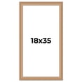 thumbnail image 1 of 18x35 Frame Charleston Honey Brown Solid Wood Picture Frame Width 1.75 Inches | Interior Depth 0.5, 1 of 8