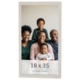 thumbnail image 1 of 18x35 Frame White Wheat Solid Wood Picture Frame | Moulding Width 0.75 Inches | Interior Depth 0.5, 1 of 8