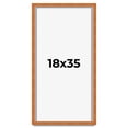 thumbnail image 1 of 18x35 Shadow Box Frame Brown | 0.875 Inches Deep Real Wood Contemporary Shadowbox Display Frame |, 1 of 6