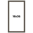 thumbnail image 1 of 18x36 Frame Black Bamboo Solid Wood Picture Frame Width 1.5 Inches | Interior Frame Depth 0.5, 1 of 8