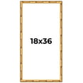 thumbnail image 1 of 18x36 Frame Gold Bamboo Solid Wood Picture Frame | 0.75 Inch Moulding Width | Interior Frame Depth, 1 of 8