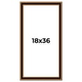 thumbnail image 1 of 18x36 Frame Gold Brown Plein Air Vintage Solid Wood Picture Frame | 1.75 Inches Moulding Width |, 1 of 8