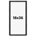 thumbnail image 1 of 18x36 Shadow Box Frame Grey Charcoal Black | 0.875 Inches Deep | Solid Wood Shadowbox Display Frame, 1 of 8