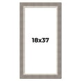 thumbnail image 1 of 18x37 Frame Grey Real Wood Picture Frame Width 2.75 Inches | Interior Frame Depth 0.5 Inches |, 1 of 8