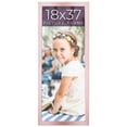 thumbnail image 1 of 18x37 Frame Pink Real Wood Picture Frame Width 0.75 inches | Interior Frame Depth 0.5 inches | Rose, 1 of 8