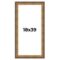 thumbnail image 1 of 18x39 Frame Vintage Gold Solid Wood Picture Frame | 2.5 Inch Moulding Width | Ornate Bronze Museo, 1 of 8