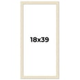 thumbnail image 1 of 18x39 Frame White Real Wood Picture Frame Width 1.5 inches | Interior Frame Depth 0.5 inches | Barn, 1 of 8