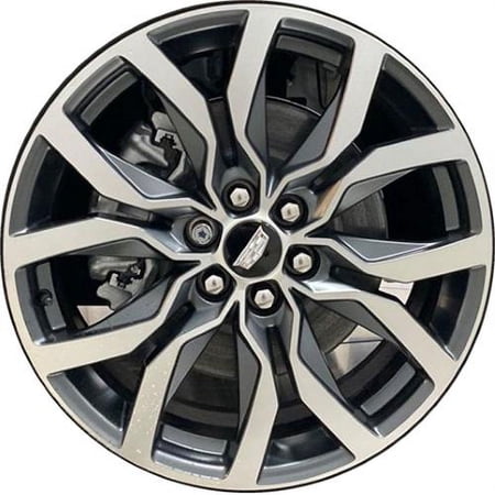 18x4.5 in Wheel for CADILLAC XT5 2021-2022 BLACK Reconditioned Aluminum Rim