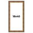thumbnail image 1 of 18x40 Frame Vintage Gold Solid Wood Picture Frame | 2.5 Inch Moulding Width | Ornate Bronze Museo, 1 of 8