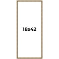 thumbnail image 1 of 18x42 Frame Gold Kingsley Distressed Solid Wood Picture Frame Width 0.75 Inches | Interior Frame, 1 of 8