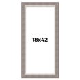 thumbnail image 1 of 18x42 Frame Grey Real Wood Picture Frame Width 2.75 Inches | Interior Frame Depth 0.5 Inches |, 1 of 8