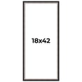 thumbnail image 1 of 18x42 Frame Silver Real Wood Picture Frame Width 1.25 Inches | Interior Frame Depth 0.75 Inches |, 1 of 8