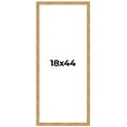 thumbnail image 1 of 18x44 Frame Beige Real Wood Picture Frame Width 1.25 inches | Interior Frame Depth 0.5 inches |, 1 of 8