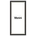 thumbnail image 1 of 18x44 Frame Black Real Wood Picture Frame Width 2.25 Inches | Interior Frame Depth 0.5 Inches |, 1 of 8
