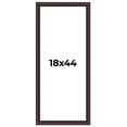 thumbnail image 1 of 18x44 Frame Brown Round Mahogany Solid Wood Picture Frame | 1.625 Inch Moulding Width | with UV, 1 of 8