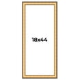 thumbnail image 1 of 18x44 Frame Gold Plein Aire Solid Wood Picture Frame Width 2 Inches | Interior Frame Depth 0.5, 1 of 8