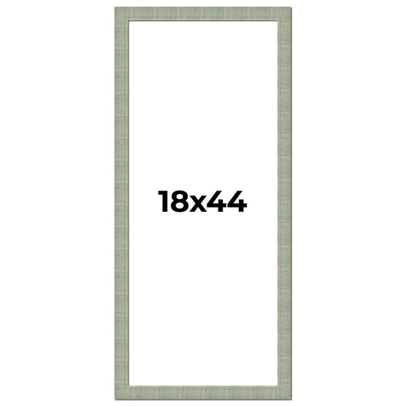 18x44 Frame Green Desert Pear Solid Wood Picture Frame | 1.625 Inch Moulding Width | Interior Frame