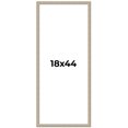 thumbnail image 1 of 18x44 Frame Grey Solid Wood Picture Frame Width 1 Inches | Interior Frame Depth 0.5 Inches |, 1 of 8