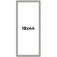 thumbnail image 1 of 18x44 Frame Silver Real Wood Picture Frame Width 1.125 Inches | Interior Frame Depth 0.5 Inches |, 1 of 8