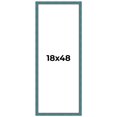thumbnail image 1 of 18x48 Frame Blue Rustic Barnwood Solid Wood Picture Frame Width 1.25 Inches | Interior Depth 0.5, 1 of 8