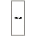 thumbnail image 1 of 18x48 Frame Silver Real Wood Picture Frame Width 1.25 Inches | Interior Frame Depth 0.5 Inches |, 1 of 8
