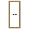 thumbnail image 1 of 18x48 Frame Vintage Gold Solid Wood Picture Frame | 2.5 Inch Moulding Width | Ornate Bronze Museo, 1 of 8