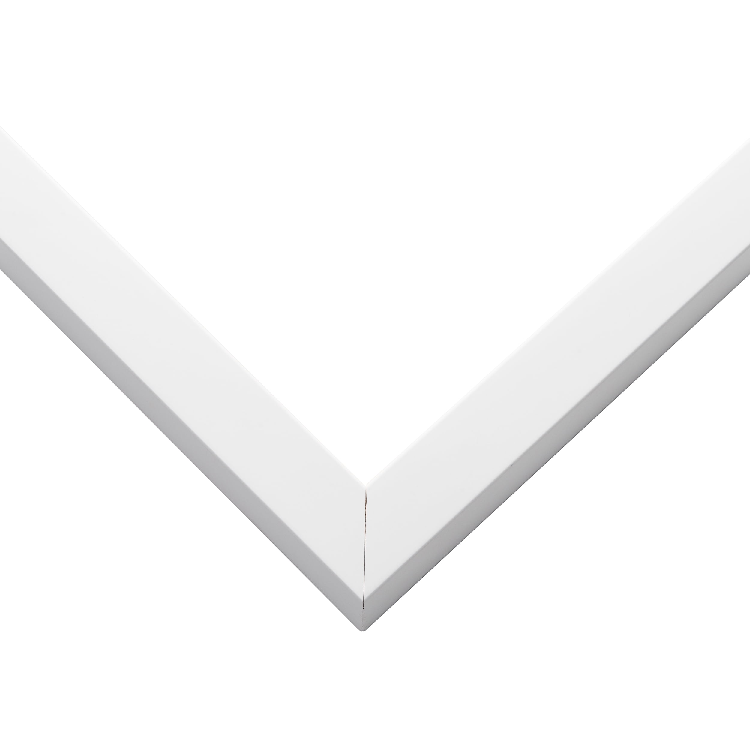 18x48 Shadow Box Frame White | 1 Inches Deep Real Wood Contemporary ...