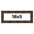 thumbnail image 1 of 18x5 IN Frame Brown Burl Real Wood Picture Frame Width 1.625 Inches | Interior Frame Depth 0.5, 1 of 8