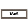 thumbnail image 1 of 18x5 IN Frame Silver Real Wood Picture Frame Width 1.25 Inches | Interior Frame Depth 0.5 Inches |, 1 of 8
