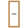 thumbnail image 1 of 18x50 Frame Beige Real Wood Picture Frame Width 3 inches | Interior Frame Depth 0.5 inches |, 1 of 8