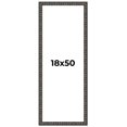 thumbnail image 1 of 18x50 Frame Black-Brown Medieval Solid Wood Picture Frame | 1.5 Inch Moulding Width | Gotham, 1 of 8