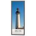 thumbnail image 1 of 18x50 Frame Blue Kingsley Pewter Solid Wood Picture Frame Width 0.75 Inches |Interior Depth 0.5, 1 of 8