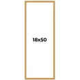 thumbnail image 1 of 18x50 Frame Gold Real Wood Picture Frame Width 1 inches | Interior Frame Depth 0.5 inches | Edwina, 1 of 8