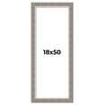 thumbnail image 1 of 18x50 Frame Grey Real Wood Picture Frame Width 2.75 Inches | Interior Frame Depth 0.5 Inches |, 1 of 8