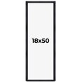 thumbnail image 1 of 18x50 Shadow Box Frame Black | 1 Inches Deep Real Wood Farmhouse Shadowbox Display Frame | UV, 1 of 6