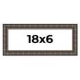 thumbnail image 1 of 18x6 Frame Black Bamboo Solid Wood Picture Frame Width 1.5 Inches | Interior Frame Depth 0.5 Inches, 1 of 8
