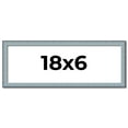 thumbnail image 1 of 18x6 Frame Rustic Sky Blue Solid Wood Picture Frame | 0.75 Inch Moulding Width |Includes UV Acrylic, 1 of 8