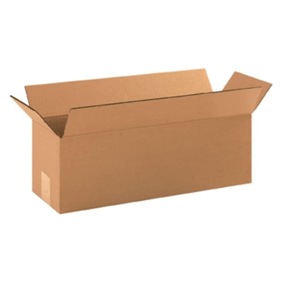 - 18x6x6 Pack of 25 Corrugated Cardboard Packing Shipping Mailing Moving Carton Boxes