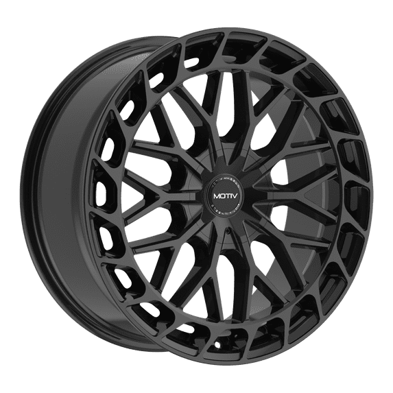 18x7.5 Motiv 442B Breach Gloss Black Wheel 5x4.5/5x120 (40mm)