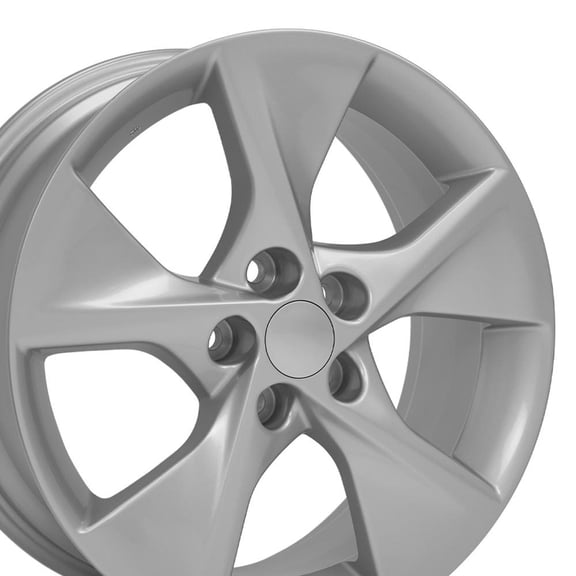 OE Wheels TY12 18 Inch Rims Fit Camry Style 5x114.3 18x7.5 Gloss Silver - Hollander 69605 (Set of 4)