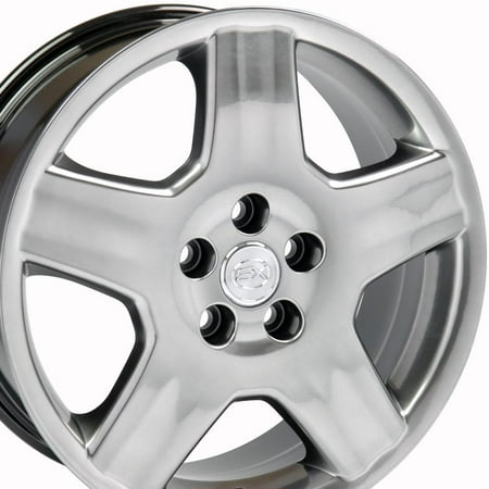 Set(4) OE Wheels LX02 18x7.5 Gloss Hyper Black Rims 5x114.3 45ET