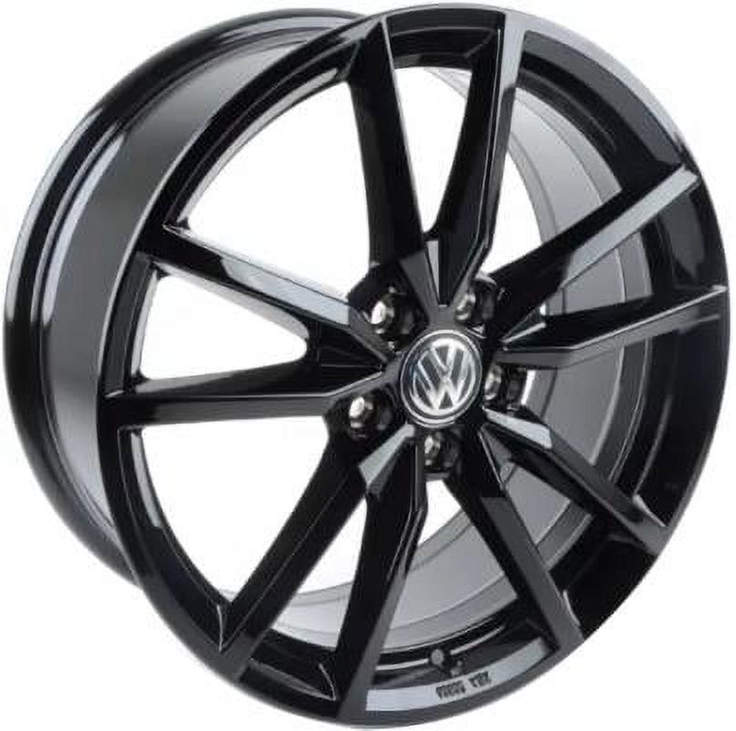 18x7 5 Inch New Alloy Rim For 2019 2021 Volkswagen Golf Painted Black 18x7 5 Inch New Alloy Rim For 2019 2021 Volkswagen Golf Painted Black